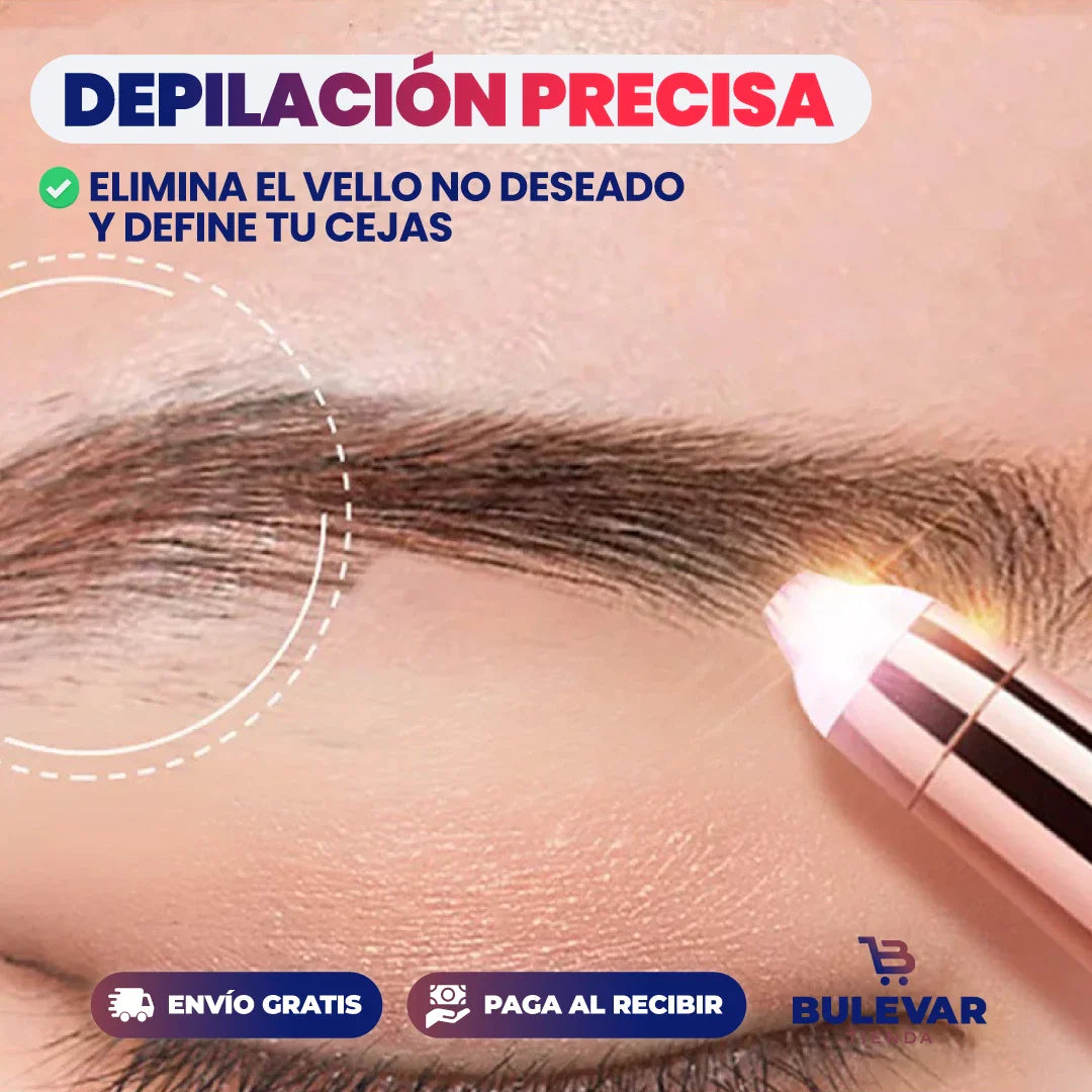 DEPILADORA DE CEJAS ELÉCTRICA PORTÁTIL