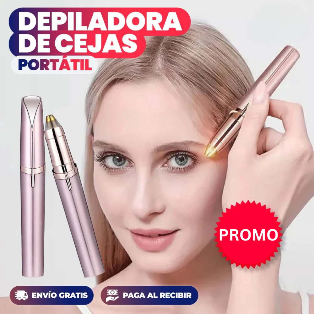 DEPILADORA DE CEJAS ELÉCTRICA PORTÁTIL