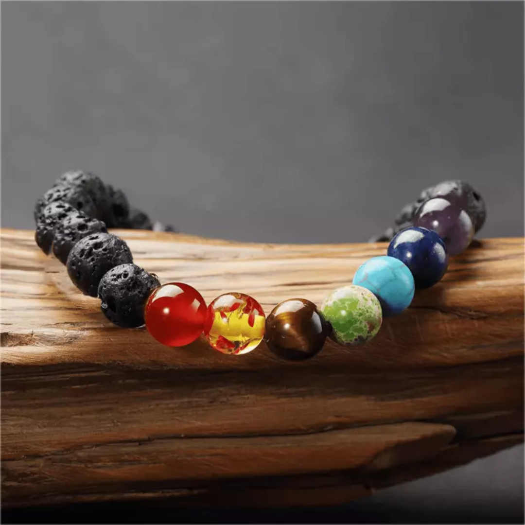 Tilan™ Pulsera 7 Chakras - Piedras de lava (Oferta 2x1)