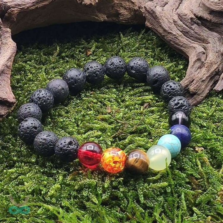 Tilan™ Pulsera 7 Chakras - Piedras de lava (Oferta 2x1)